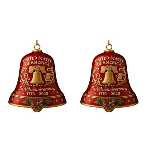 Vereinigte Staaten 250 Jähriges Jubiläum Glocken Ornament Gedenkverkleidung Für Garten Rasene Gartendekoration Geschenk Gedenkwächter Türklingel Vereinigte Staaten 250 Jähriges Jubiläum Glocken Ornament Gedenkverkleidung Für Garten Rasene Gartendekoration Geschenk Gedenkwächter Türklingel von GKYQVE