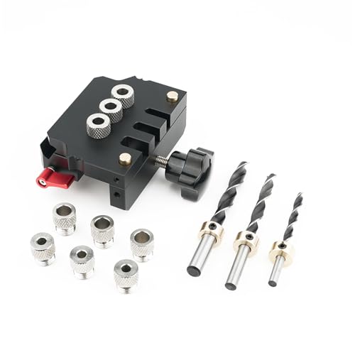 Vervollständigt Taschenloch Jig Kits Mit Bohrerbits Und Locator Für Professionelle Holzbearbeitung Und Hausprojekte Taschenloch Jig von GKYQVE