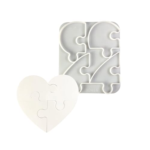 Vielseitige Herzförmige Untersetzer Formen Praktische Puzzle Herz Untersetzer Ornament Form Für Stilvolle Cafés Dekore Kunsthandwerk Enthusiasten von GKYQVE