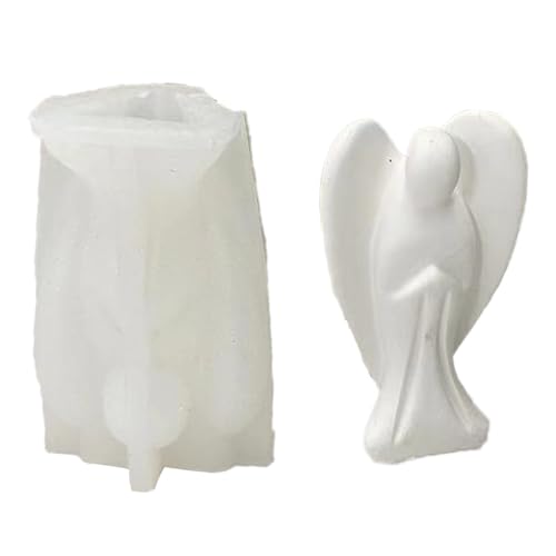 Vielseitiger Schreibtisch Ornament Schimmel Aromatherapys Gipsform Silikon Für Gips Und Kerzen Handgefertigte Projekte Engel Kerze von GKYQVE