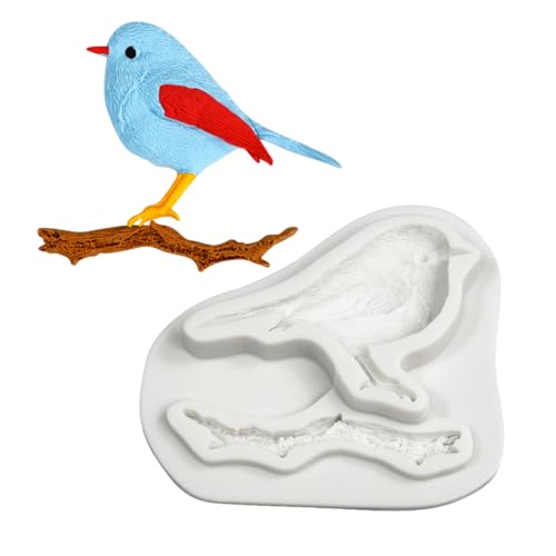 Vogelmuster Silikonform Fondant Schokoladenform von GKYQVE