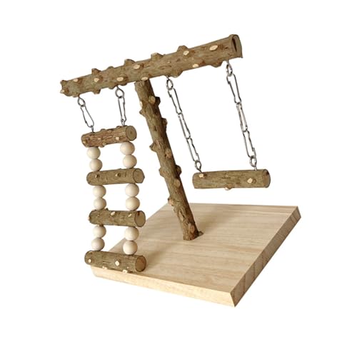 Vogelperch Schleifspielzeug Molar Chew Swing Für Schnäbel Und Zähnepflege Kauen Leiter Tabletop Papageienspielständer Vogelperch Schleifspielzeug Molar Chew Swing Für Schnäbel Und Zähnepflege Kauen Leiter Tabletop Papageienspielständer von GKYQVE
