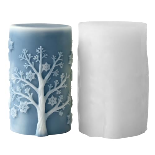 Weihnachtskerze Silikonform Zur Herstellung Von Seife Urlaubsdekoration Wärmefestes Zylinderformform Für Handgefertigt Weihnachtskerze Silikonform Zur Herstellung Von Seife Urlaubsdekoration Wärmefestes Zylinderformform Für Handgefertigt von GKYQVE