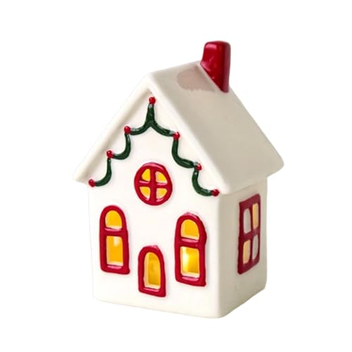 Wintersaison Dekorative Keramikkerzenhalter Batteriebetriebene Weihnachtsdorf Display Dekoration Cottage Keramik Kerzenhalter Wintersaison Dekorative Keramikkerzenhalter Batteriebetriebene Weihnachtsdorf Display Dekoration Cottage Keramik Kerzenhalter von GKYQVE