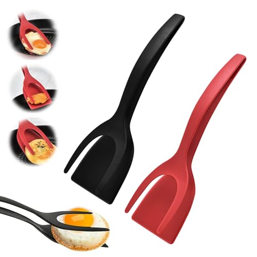 Spiegelei Doppelspatel Spiegeleier Flipper Spatel 2Stk 2-in-1Silikon Eierwender Antihaft Flipper Eierwender Silikon-Eierspatel Zum Wenden Von Omelett, Pfannkuchen, Steak, Fisch Und Ei Spiegelei Doppelspatel Spiegeleier Flipper Spatel 2Stk 2-in-1Silikon Eierwender Antihaft Flipper Eierwender Silikon-Eierspatel Zum Wenden Von Omelett, Pfannkuchen, Steak, Fisch Und Ei von GKZB