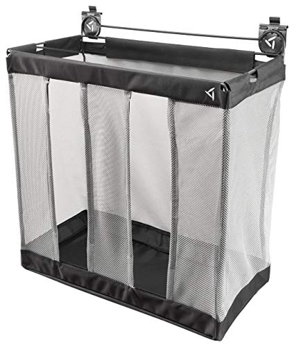 GLADIATOR Ball Caddy, GAWUXXBLTH - Legierter Stahl, Wandmontage, 25 lbs Kapazität, 2 Haken, Bälle Aufbewahrung von GLADIATOR