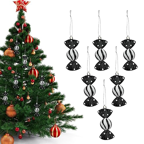 6 Stück Weihnachtskugeln, Christbaumkugeln Christbaumschmuck Weihnachtskugeln Rot Christbaumkugeln Kunststoff Unzerbrechlicher Weihnachtsschmuck mit Aufhängeöse für Weihnachtsbaum Dekoration (Schwarz) 6 Stück Weihnachtskugeln, Christbaumkugeln Christbaumschmuck Weihnachtskugeln Rot Christbaumkugeln Kunststoff Unzerbrechlicher Weihnachtsschmuck mit Aufhängeöse für Weihnachtsbaum Dekoration (Schwarz) von GLAITC