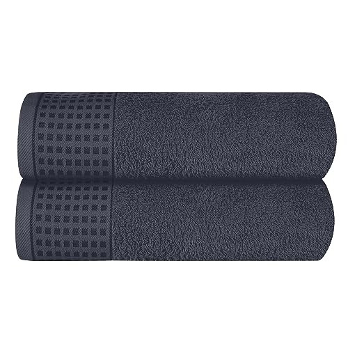 GLAMBURG Baumwolle 2er-Pack übergroße Badetücher 100 x 150cm,große Badetücher,Ultra saugfähig,kompakt,Umweltfreundlich und 100% recycelbar, schnell trocknendes und leichtes Handtuch - Holzkohle Grau GLAMBURG Baumwolle 2er-Pack übergroße Badetücher 100 x 150cm,große Badetücher,Ultra saugfähig,kompakt,Umweltfreundlich und 100% recycelbar, schnell trocknendes und leichtes Handtuch - Holzkohle Grau von GLAMBURG