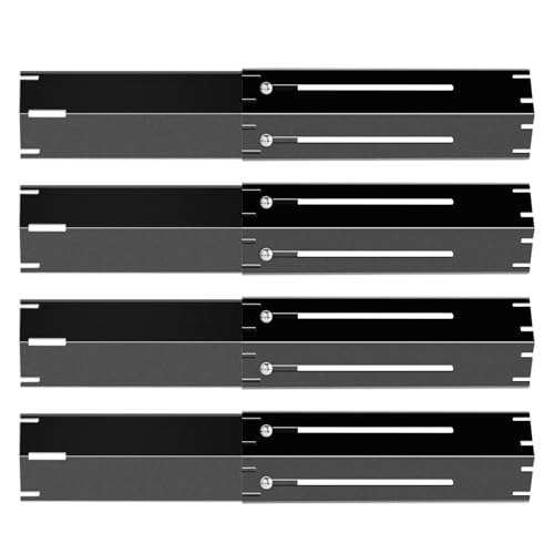 GLARETEX Universal Burner Cover, Heavy Duty Adjustable Porcelain Enamel Heating Plates, Universal Flame Distributor for Gas Grill, Extendable from 29.8cm to 53cm, 4 Pack GLARETEX Universal Burner Cover, Heavy Duty Adjustable Porcelain Enamel Heating Plates, Universal Flame Distributor for Gas Grill, Extendable from 29.8cm to 53cm, 4 Pack von GLARETEX