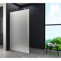 10 mm Duschwand aquos-frost 120 x 200 cm - satiniert von GLASDEALS