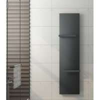 Glasdeals - Badheizkörper liano in 140 x 45 cm (Mittelanschluss, grau) - grau von GLASDEALS