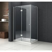 Glasdeals - Duschkabine recreo 120 x 80 x 190 cm - Klarglas von GLASDEALS