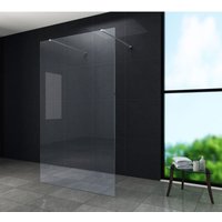 Glasdeals - Freistehende Duschwand aquos-dublo 140 x 200 cm - Klarglas von GLASDEALS