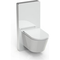 Glasdeals - Sensor-Sanitärmodul für Wand-WC (Weißglas) - Weißglas von GLASDEALS