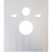 Quadratisches Schallschutz-Pad für Wand wc / Wand Bidet - Weiß von GLASDEALS