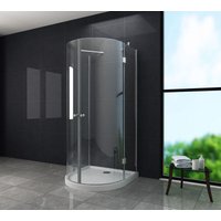 Glasdeals - U-Duschkabine solus 100 x 100 x 200 cm inkl. Duschtasse - Klarglas von GLASDEALS