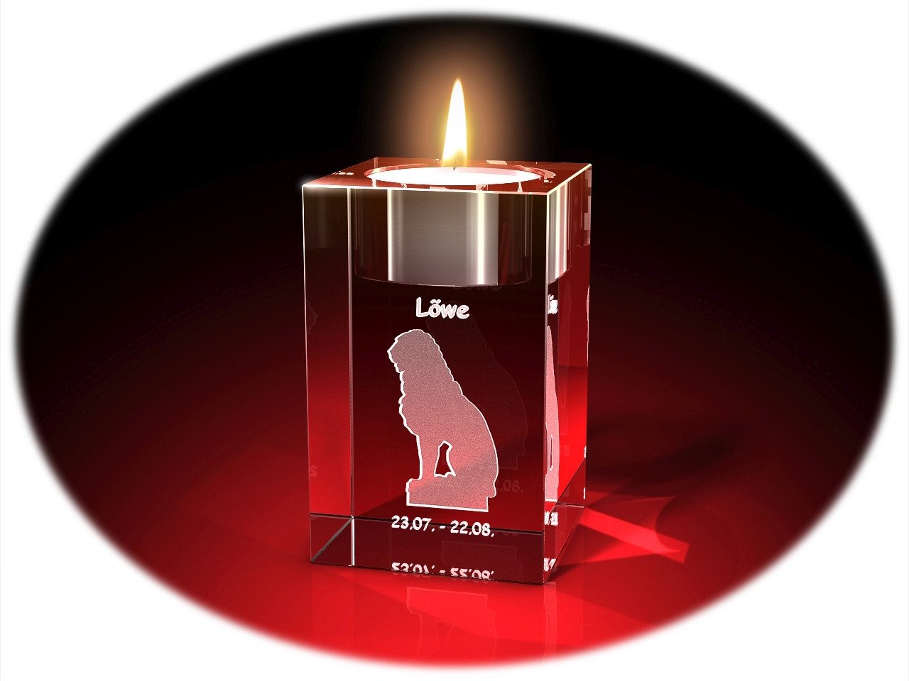 GLASFOTO.COM Teelichthalter Sternzeichen, Geburstag, Geburtstagsgeschenk, 2D-Motive, Kristallglas GLASFOTO.COM Teelichthalter Sternzeichen, Geburstag, Geburtstagsgeschenk, 2D-Motive, Kristallglas von GLASFOTO.COM