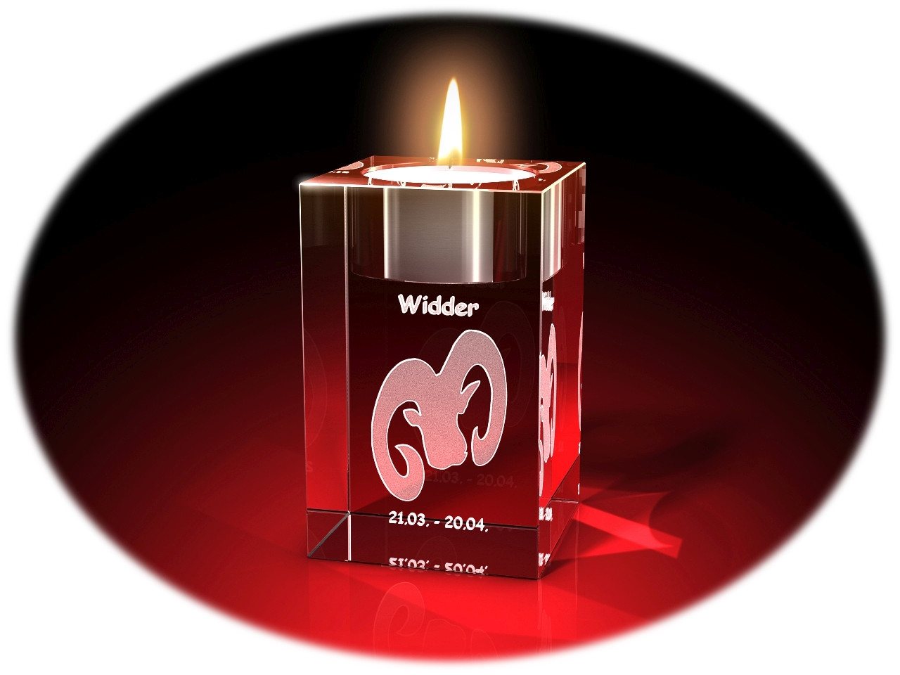 GLASFOTO.COM Teelichthalter Sternzeichen, Geburstag, Geburtstagsgeschenk, 2D-Motive, Kristallglas GLASFOTO.COM Teelichthalter Sternzeichen, Geburstag, Geburtstagsgeschenk, 2D-Motive, Kristallglas von GLASFOTO.COM