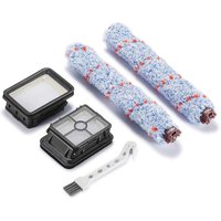 2 Stück Multiflächen Bürstenrolle und 2 Stück Ersatzfilter kompatibel mit BISSELL 17132 Crosswave 3-in-1 Nass- & Trockensauger, Ersatzteile Filter von GLASSBANG