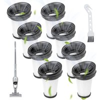 8 Stück VCH9632 Filter für Grundig VCH9629 VCH9630 VCH9631 VCH9632 VCH9832 VCH9829 Handstaubsauger Filter Hepa Filter Ersatzfilter Ersatzteile von GLASSBANG