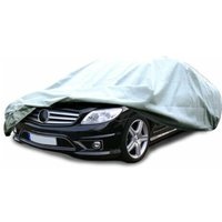 ECD Germany Ganzgarage Größe XL 533 x 178 x 119 cm - 4 Lagig - Atmungsaktiv - Wasserdicht - Staubdicht mit UV Schutz - Autoabdeckung Vollgarage von GLASSBANG