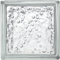 Glassblocks - Luxfera Glasblock 19x19x8 cm, transparent blasig glänzend (1908P) von GLASSBLOCKS