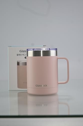 GLASSLOCK Plain Mug Tumbler Pink 350ml GLASSLOCK Plain Mug Tumbler Pink 350ml von GLASSLOCK
