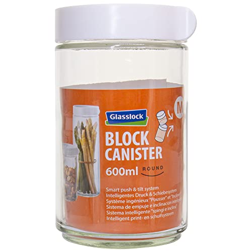 GLASSLOCK Block Canister 600ml von GLASSLOCK