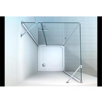 100x100x195 cm - Hestia Duschkabine Dusche Duschabtrennung - 8mm - esg Glas mit Duschwanne + Siphon - Glaszentrum Hagen von GLASZENTRUM HAGEN