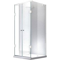 Glaszentrum Hagen - 75x90x75x180cm - Ares U-Duschkabine Dusche Duschabtrennung - 8mm - esg Glas von GLASZENTRUM HAGEN