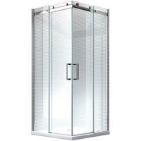 Glaszentrum Hagen - 90x90x195cm - Artemis Duschkabine Dusche Duschabtrennung - 8mm - esg Glas inkl. Duschwanne - Transparent von GLASZENTRUM HAGEN