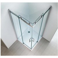 Glaszentrum Hagen - 90x90x195cm - Artemis Duschkabine Dusche Duschabtrennung - 8mm - ESG Glas von GLASZENTRUM HAGEN