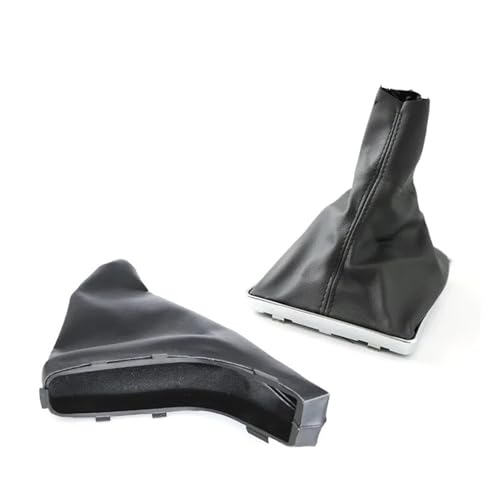 GLBLPEXELR Für Opel Für ASTRA H Schaltknauf Hebel Stick Gamasche Boot Parkplatz Handbremse Griffe Boot Abdeckung Fall Kragen Schaltknäufe(Set) von GLBLPEXELR