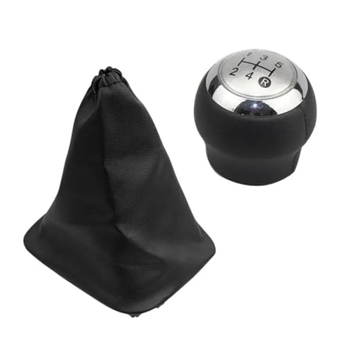 GLBLPEXELR Für Toyota Für Corolla Für Verso 2007 2008 2009 2010 2011 2013 5/6 Geschwindigkeit Auto Schaltknauf Hebel Shifter Leder Boot Abdeckung Schaltknäufe(B0358 and K0454) von GLBLPEXELR