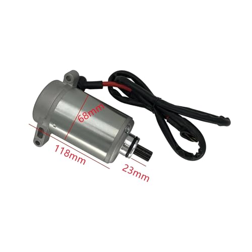 GLBMLMTHZP Starter Motor Fit for Loncin Jianshe JS183FMQ ATV Elektrische Teile F3-D60000-0 Anlasser für Motorradmotoren(Silver) von GLBMLMTHZP