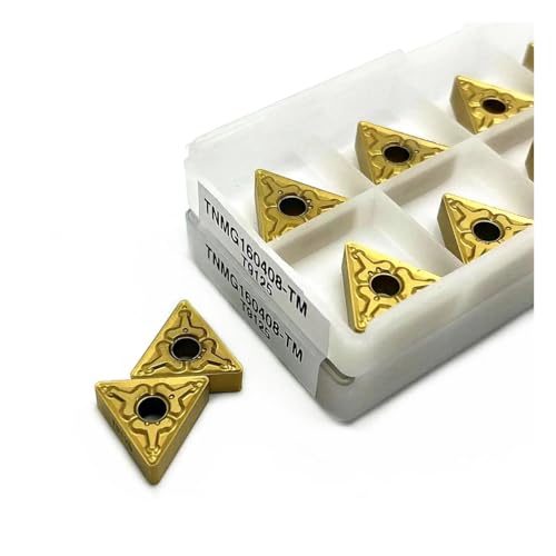 GLBPVPMTMB 10 STÜCKE (1 box) Tungaloy TNMG160404 TNMG160408 TM T9125 Hartmetall-Außendrehwerkzeug TNMG 160408 Drehwerkzeuge Cutter CNC-Werkzeug Fräseinsätze(TNMG160408-TM T9125) von GLBPVPMTMB