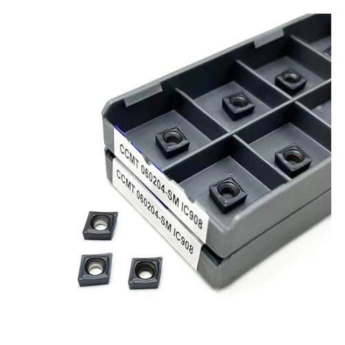 GLBPVPMTMB 10 STÜCKE CCMT060204 SM IC907 IC908 Internes Drehwerkzeug Hartmetalleinsatz Drehwerkzeug CNC-Stahlverarbeitung Dreheinsatz Fräseinsätze(CCMT060204-SM IC908) von GLBPVPMTMB