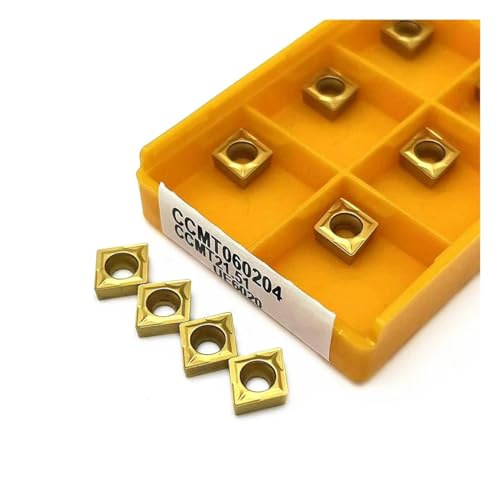 GLBPVPMTMB 10PCS CCMT060204 CCMT060204 CCMT09T304 CCMT09T308 VP15TF US735 UE6020 Hartmetalleinsatz Holzdrehklinge for Drehmaschine Fräsdrehwerkzeug Fräseinsätze(CCMT060204 UE6020) von GLBPVPMTMB