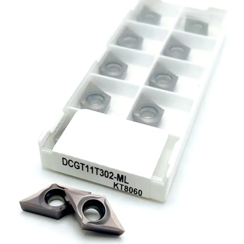 GLBPVPMTMB 10PCS Hartmetall Einsätze DCGT DCGT11T301 DCGT11T302 ML KT8060 DCGT11T304 Cermet Klinge CNC Drehmaschine Cutter Drehen Werkzeuge Fräseinsätze(DCGT11T302 ML KT8060) von GLBPVPMTMB