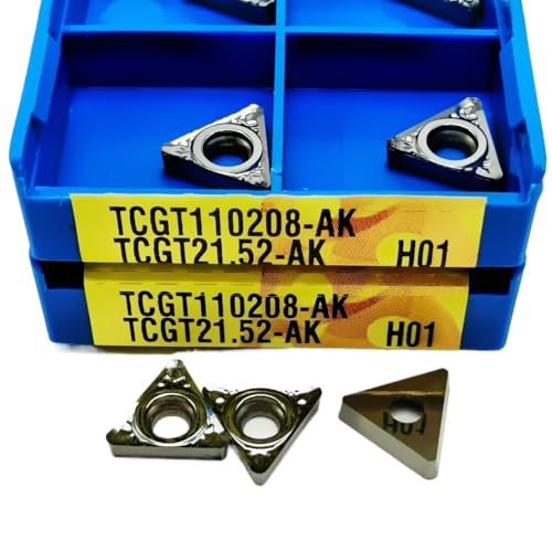 GLBPVPMTMB 10PCS TCGT110204 TCGT110208 AK H01 Aluminium Einsätze Interne Drehen Werkzeug Drehmaschine Drehen Einsatz Werkzeug ToolTCGT1102 Fräseinsätze(TCGT110208-AK H01) von GLBPVPMTMB