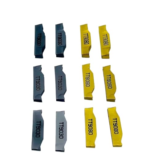 GLBPVPMTMB 10PCS TDC2 TDC3 TDC4 TT9080 TT9030 Hartmetalleinsatz 2MM 3MM 4MM Stoßen CNC-Drehmaschine Drehwerkzeug CNC-Stahlverarbeitung Cutter TDC 2/3/4 TT Fräseinsätze(TDC400 TT9080) von GLBPVPMTMB