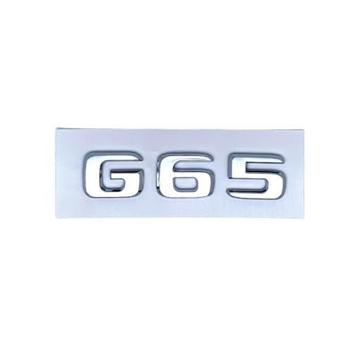 GLBPVPMTMB 2017 Flat Letters G63 G65 V8 Biturbo V12 Biturbo Emblem for Mercedes Benz W463 Car Side Fender Trunk Nameplate Logo Sticker Autoaufkleber(Rose Red) von GLBPVPMTMB