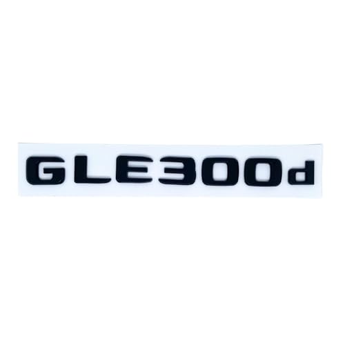 GLBPVPMTMB 2017 Letters Emblem Badge For Mercedes Benz GLE250d GLE300d GLE350d GLE400 GLE450 4Matic Car Styling Trunk Nameplate Sticker Autoaufkleber(GLE300d glossy black) von GLBPVPMTMB