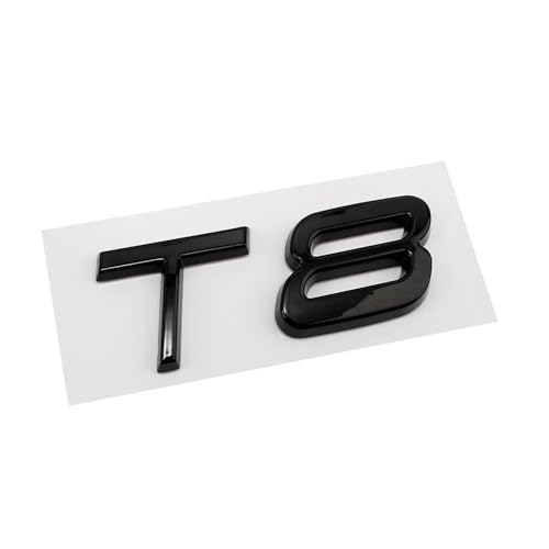 GLBPVPMTMB 2PCS Car 3D ABS Trunk Letters Logo Badge Emblem Decals Styling Sticker For Volvo T3 T4 T5 T6 T8 V8 AWD XC40 XC60 XC90 S40 S60 S80 S90 Autoaufkleber(I) von GLBPVPMTMB