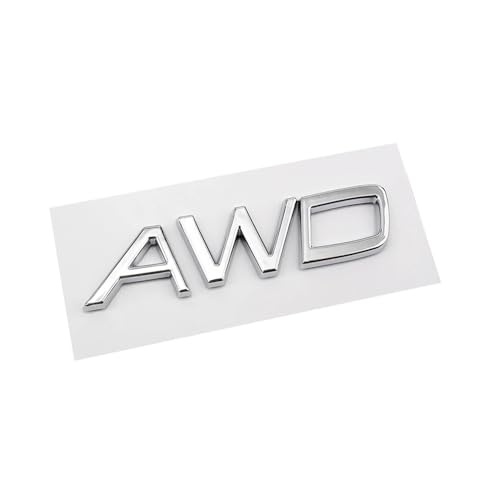 GLBPVPMTMB 2PCS Car 3D ABS Trunk Letters Logo Badge Emblem Decals Styling Sticker For Volvo T3 T4 T5 T6 T8 V8 AWD XC40 XC60 XC90 S40 S60 S80 S90 Autoaufkleber(N) von GLBPVPMTMB