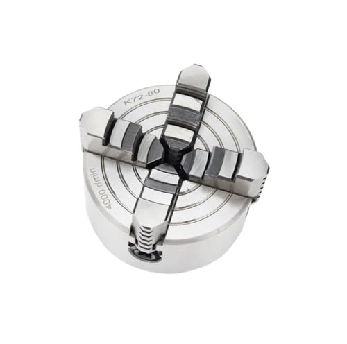 GLBPVPMTMB 3/4/5 Zoll Vierbacken-unabhängiges Drehfutter K72-80/100/125 mm Schraubenschlüssel aus gehärtetem Stahl K72-125 for CNC-Router-Gravurfräsen Bohrfutter(K72-100) von GLBPVPMTMB