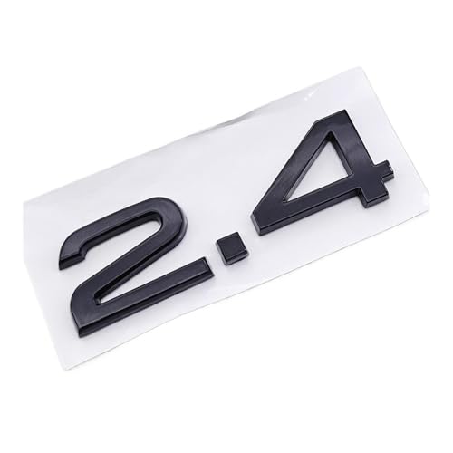 GLBPVPMTMB 3D ABS Car Logo 1.9 2.0 3.0 TDI Emblem 2.8 4.2 3.6 Sticker Fender Trunk Badge For Audi A3 A4 A5 A6 A7 A8 Q3 Q5 Q7 Q8 Accessories Autoaufkleber(2.4 Black) von GLBPVPMTMB