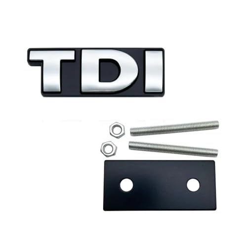 GLBPVPMTMB Aufkleber für VW Golf Passat Tiguan Jetta Amarok TDI Badge 3D Metall Auto Aufkleber Dekoration Seitenaufkleber (Stil 5) von GLBPVPMTMB