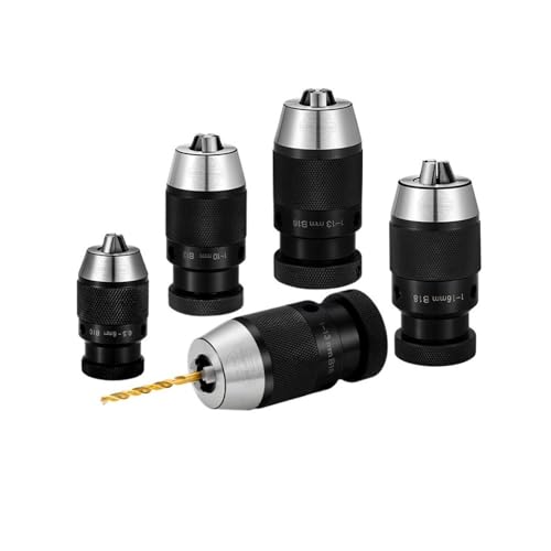 GLBPVPMTMB B10 B12 B16 B18 B22 JT6 Bohrfutter Spannzange selbstspannender Werkzeughalter automatische Bohrfutter Werkzeughalter Halterung Werkzeug Spannzange Bohrfutter(B12(1-10mm)) von GLBPVPMTMB