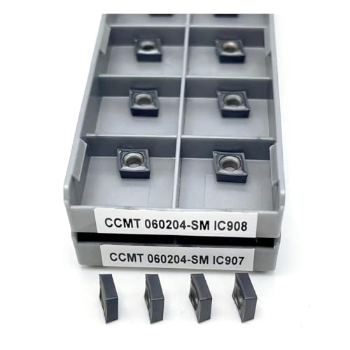 GLBPVPMTMB CCMT060204 SM IC908 Interne Drehwerkzeuge CCMT 060204 Hartmetalleinsatz Drehmaschine Cutter Werkzeug von Drehwerkzeug Dreheinsatz Fräseinsätze(CCMT060204 SM IC908) von GLBPVPMTMB